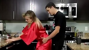 step Mom gets Breakfast Creampie from StepSon Cory Chase